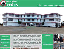 Tablet Screenshot of peren-district.nic.in